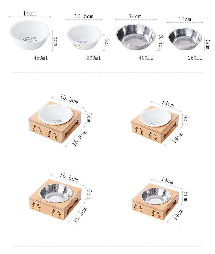 Elegant pet food bowl