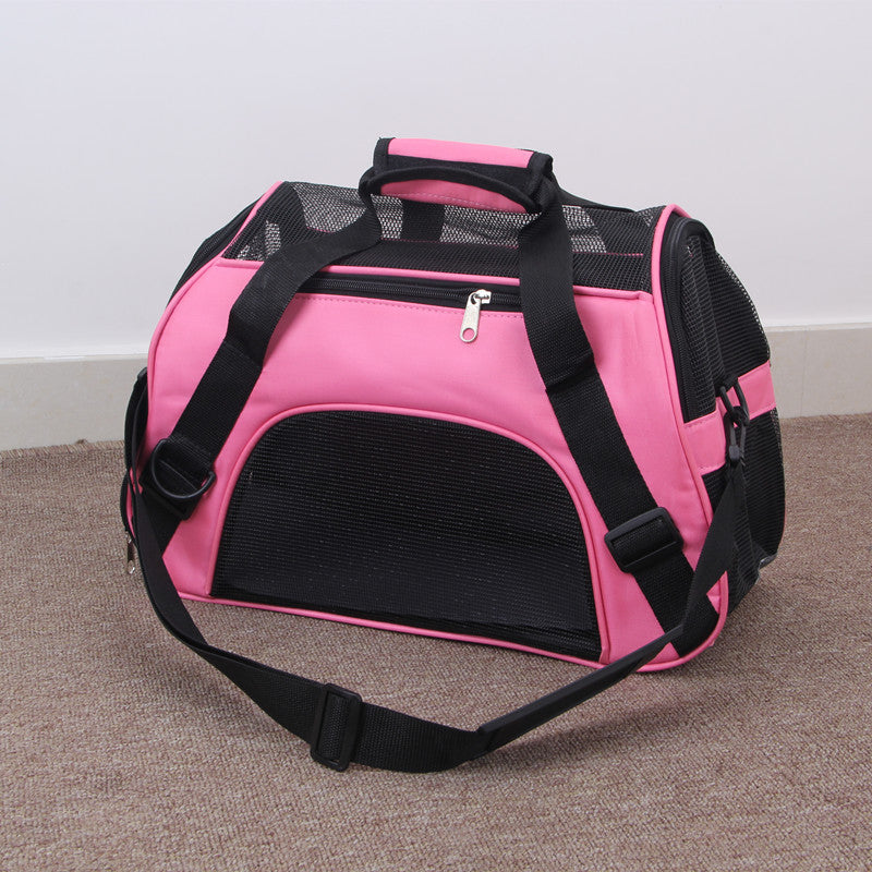 UnivSale - Portable Pet Mesh Carrier, Travel Bags