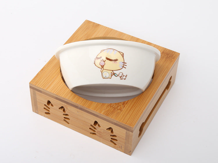 Elegant pet food bowl