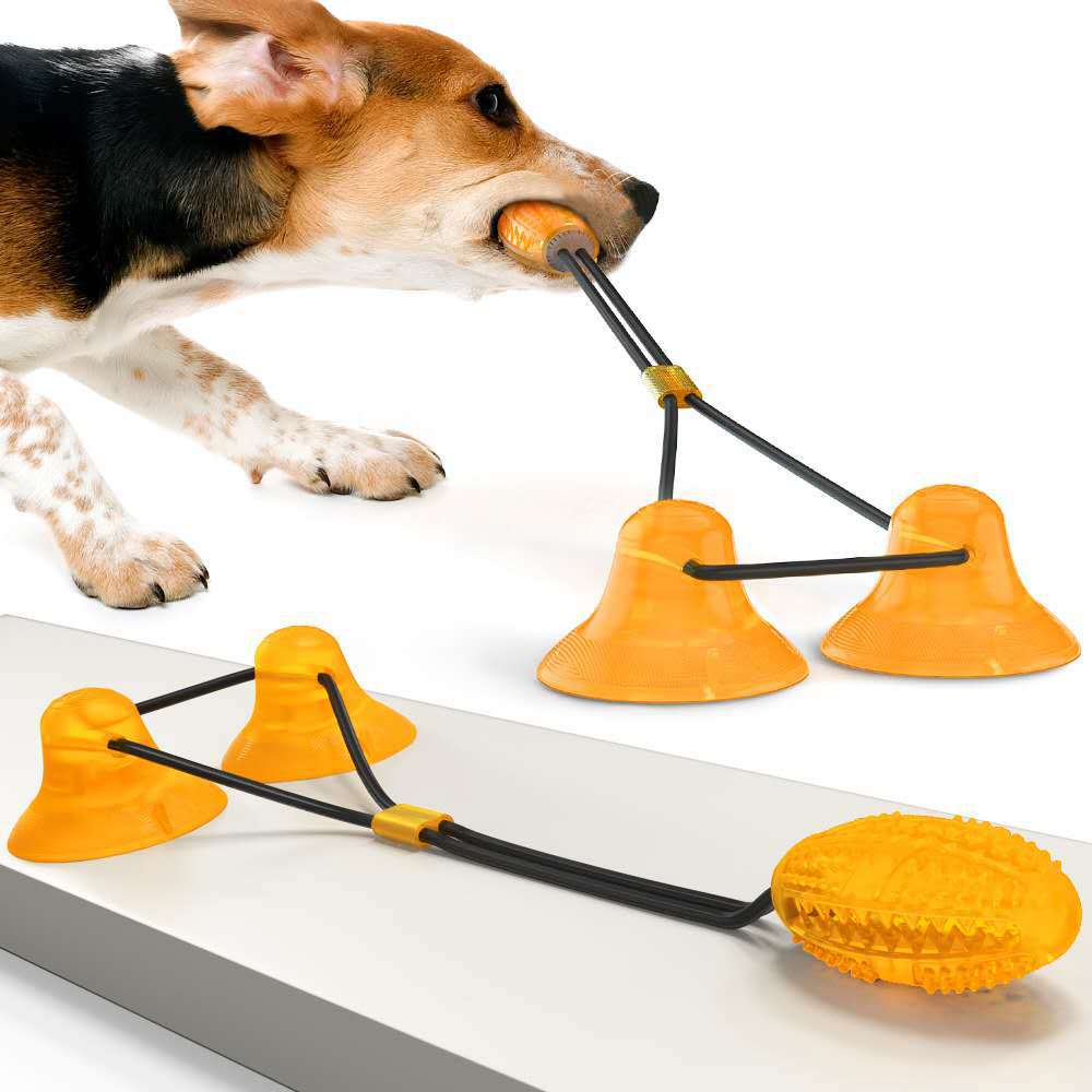 UnivSale - Dog and cat toys with strong suction cup 100% 