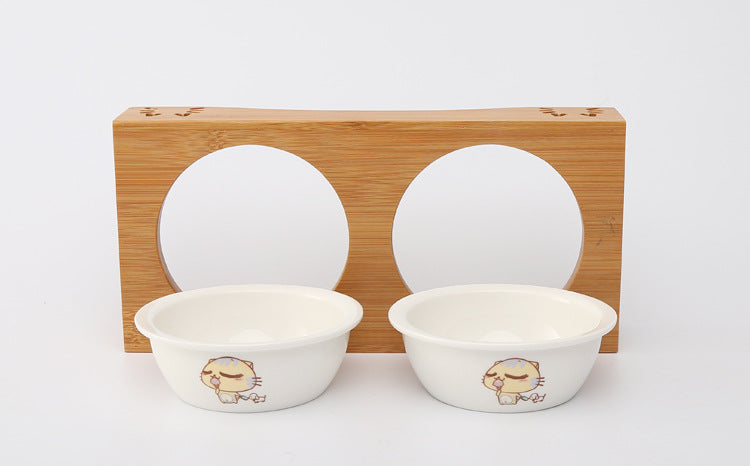 Elegant pet food bowl