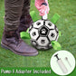 UnivSale - Dog Toys, Interactive Pet Soccer Toy with Handles, Outdoor Dog Training 