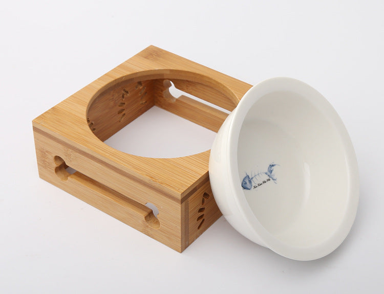 Elegant pet food bowl